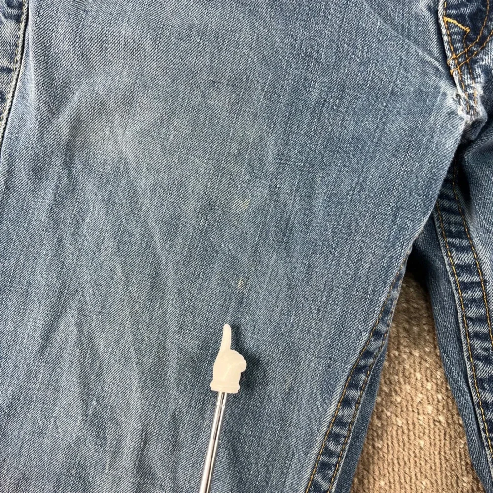 True Religion Joey Bootcut Jeans Blue Denim Made in USA AB-80SHY Mens Size 34